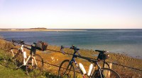 Bicycles on Jeffreys Neck in Ipswich