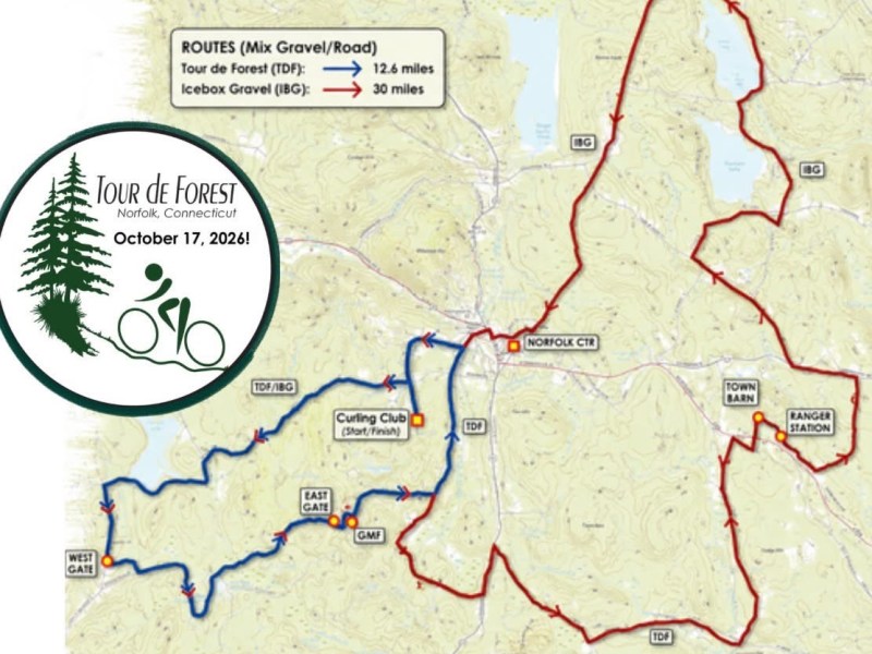 Tour de Forest, Norfolk, CT, Oct. 17,&nbsp;2026